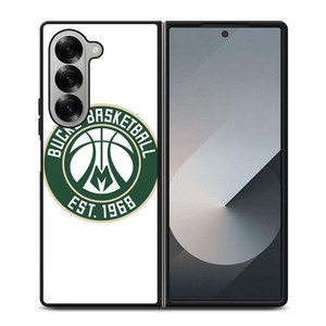 MILWAUKEE BUCKS LOGO BASKETBALL 1968 Samsung Galaxy Z Fold 6 Case Cover