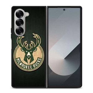 MILWAUKEE BUCKS WOODEN LOGO Samsung Galaxy Z Fold 6 Case Cover