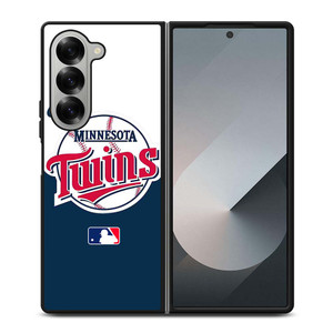 MINNESOTA TWINS MLB LOGO Samsung Galaxy Z Fold 6 Case Cover