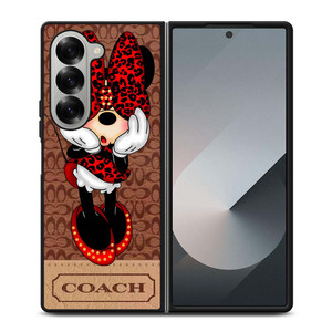 MINNIE MOUSE COACH 2 Samsung Galaxy Z Fold 6 Case Cover