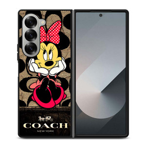 MINNIE MOUSE COACH Samsung Galaxy Z Fold 6 Case Cover