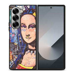 MONALISA ABSTRACT POP ART  Samsung Galaxy Z Fold 6 Case Cover