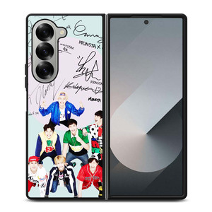 MONSTA X K POP SIGNATURE Samsung Galaxy Z Fold 6 Case Cover