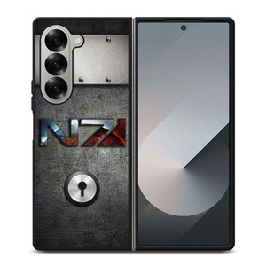 N7 MASS EFFECT METAL LOGO Samsung Galaxy Z Fold 6 Case Cover