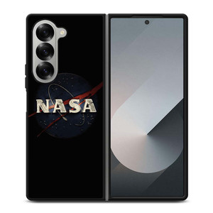 NASA METAL LOGO BADGE Samsung Galaxy Z Fold 6 Case Cover