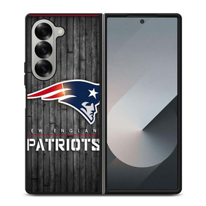 NEW ENGLAND PATRIOTS WOODEN LOGO Samsung Galaxy Z Fold 6 Case Cover