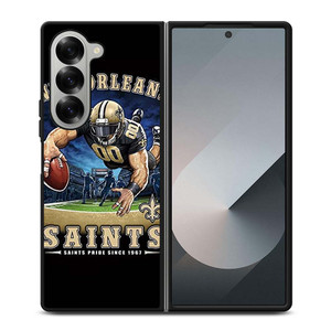 NEW ORLEANS SAINTS NFL ART Samsung Galaxy Z Fold 6 Case Cover