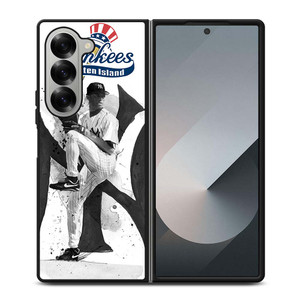 NEW YORK YANKEES MLB ART Samsung Galaxy Z Fold 6 Case Cover