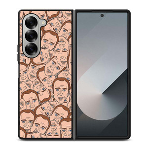 NICOLAS CAGE CARTOON COLLAGE Samsung Galaxy Z Fold 6 Case Cover NICOLAS CAGE CARTOON COLLAGE Samsung Galaxy Z Fold 6 Case Cover