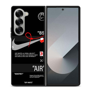 NIKE AIR JORDAN OFF WHITE SHOE LOGO Samsung Galaxy Z Fold 6 Case Cover
