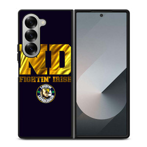 NOTRE DAME ND FIGHTING IRISH Samsung Galaxy Z Fold 6 Case Cover NOTRE DAME ND FIGHTING IRISH Samsung Galaxy Z Fold 6 Case Cover