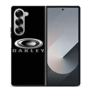 OAKLEY BLACK LOGO Samsung Galaxy Z Fold 6 Case Cover