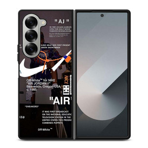 OFF-WHITE NIKE AIR JORDAN MICHAEL Samsung Galaxy Z Fold 6 Case Cover