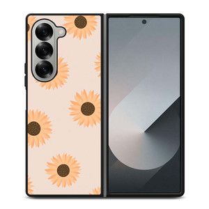 PASTEL SUNFLOWER PATTERN Samsung Galaxy Z Fold 6 Case Cover PASTEL SUNFLOWER PATTERN Samsung Galaxy Z Fold 6 Case Cover
