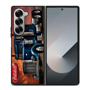 PETERBILT TRUCK BLUE Samsung Galaxy Z Fold 6 Case Cover