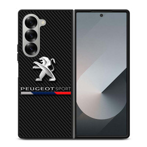 PEUGEOT SPORT CAR CARBON LOGO Samsung Galaxy Z Fold 6 Case Cover