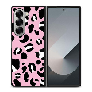 PINK LEOPARD PATTERN Samsung Galaxy Z Fold 6 Case Cover