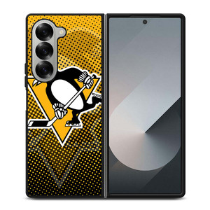 PITTSBURGH PENGUINS NHL HALFTONE Samsung Galaxy Z Fold 6 Case Cover