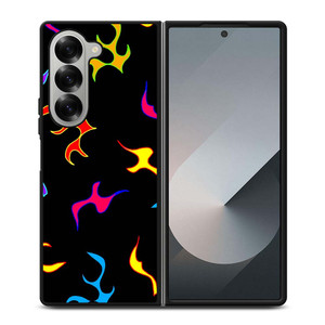 PLAYFUL FIRE PATTERN Samsung Galaxy Z Fold 6 Case Cover