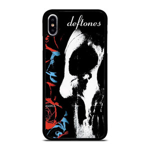 DEFTONES ROCK BAND ROSE SKULL iPhone XS Max Case Cover