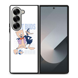 PORKY PIG AND DAFFY DUCKS BEST BUDS Samsung Galaxy Z Fold 6 Case Cover PORKY PIG AND DAFFY DUCKS BEST BUDS Samsung Galaxy Z Fold 6 Case Cover