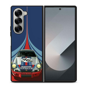 PORSCHE MARTINI RACING CAR LOGO 46 Samsung Galaxy Z Fold 6 Case Cover