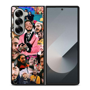 POST MALONE RAPPER COLLAGE Samsung Galaxy Z Fold 6 Case Cover