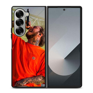 POST MALONE SINGER RAPPER Samsung Galaxy Z Fold 6 Case Cover POST MALONE SINGER RAPPER Samsung Galaxy Z Fold 6 Case Cover