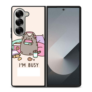PUSHEEN CAT I'M BUSY Samsung Galaxy Z Fold 6 Case Cover