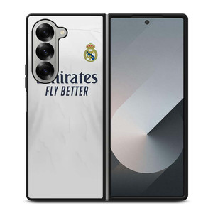 REAL MADRID 2020 HOME JERSEY Samsung Galaxy Z Fold 6 Case Cover