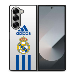 REAL MADRID CF ADIDAS STRIPES Samsung Galaxy Z Fold 6 Case Cover REAL MADRID CF ADIDAS STRIPES Samsung Galaxy Z Fold 6 Case Cover