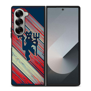 RED DEVILS MANCHESTER UNITED FC FOOTBALL CLUB LOGO Samsung Galaxy Z Fold 6 Case Cover