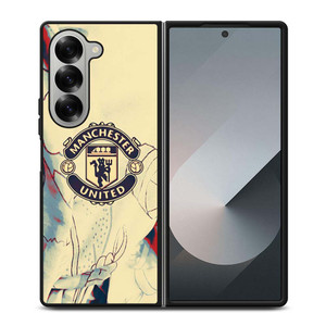 RED DEVILS MANCHESTER UNITED FC LOGO Samsung Galaxy Z Fold 6 Case Cover