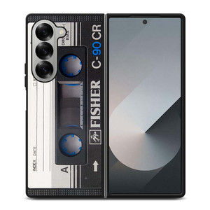 RETRO CASSETTE TAPE C-90 CR Samsung Galaxy Z Fold 6 Case Cover RETRO CASSETTE TAPE C-90 CR Samsung Galaxy Z Fold 6 Case Cover