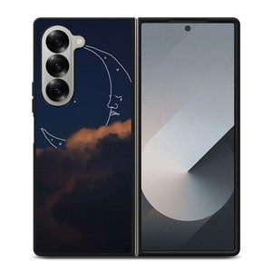 SAD CRESCENT MOON Samsung Galaxy Z Fold 6 Case Cover SAD CRESCENT MOON Samsung Galaxy Z Fold 6 Case Cover