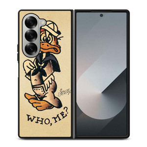 SAILOR JERRY DUCK TATTOO Samsung Galaxy Z Fold 6 Case Cover SAILOR JERRY DUCK TATTOO Samsung Galaxy Z Fold 6 Case Cover