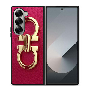 SALVATORE FERRAGAMO LOGO MAGENTA Samsung Galaxy Z Fold 6 Case Cover SALVATORE FERRAGAMO LOGO MAGENTA Samsung Galaxy Z Fold 6 Case Cover
