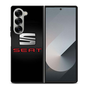 SEAT LOGO BLACK Samsung Galaxy Z Fold 6 Case Cover SEAT LOGO BLACK Samsung Galaxy Z Fold 6 Case Cover