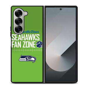 SEATTLE SEAHAWKS FANS ZONE Samsung Galaxy Z Fold 6 Case Cover