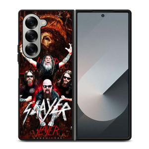 SLAYER METAL BAND POSTER Samsung Galaxy Z Fold 6 Case Cover