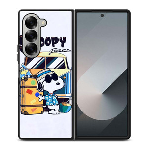 SNOOPY THE PEANUTS CHARLIE BROWN CARTOON FOREVER Samsung Galaxy Z Fold 6 Case Cover