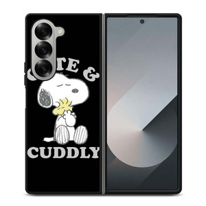 SNOOPY THE PEANUTS CUTE AND CUDDLY Samsung Galaxy Z Fold 6 Case Cover