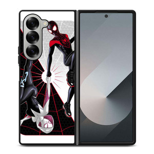 SPIDERMAN MILES MORALES SPIDER GWEN VERSE Samsung Galaxy Z Fold 6 Case Cover