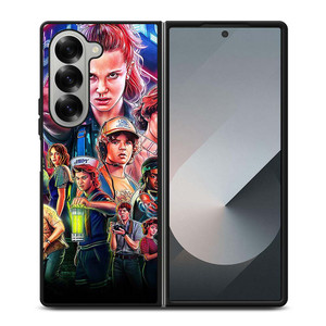 STRANGER THINGS CHARACTERS ART Samsung Galaxy Z Fold 6 Case Cover