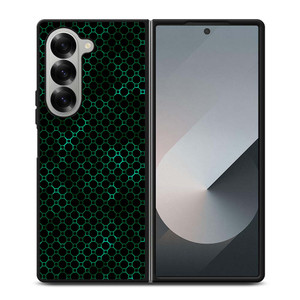 STYLISH HEXAGONAL GREEN PATTERN Samsung Galaxy Z Fold 6 Case Cover