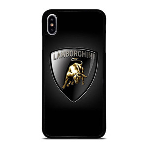 BLACK LAMBORGHINI LOGO iPhone XS Max Case Cover