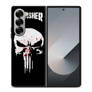 THE PUNISHER MARVEL LOGO Samsung Galaxy Z Fold 6 Case Cover