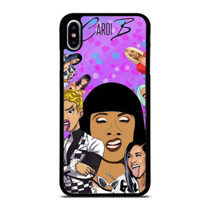 CARDI B CARTOON iPhone XS Max Case Cover