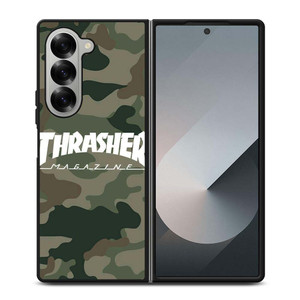 THRASHER SKATEBOARD MAGAZINE CAMO Samsung Galaxy Z Fold 6 Case Cover THRASHER SKATEBOARD MAGAZINE CAMO Samsung Galaxy Z Fold 6 Case Cover