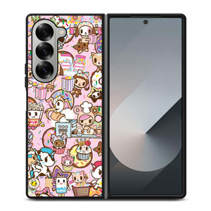 TOKIDOKI DONUTELLA COLLAGE Samsung Galaxy Z Fold 6 Case Cover TOKIDOKI DONUTELLA COLLAGE Samsung Galaxy Z Fold 6 Case Cover